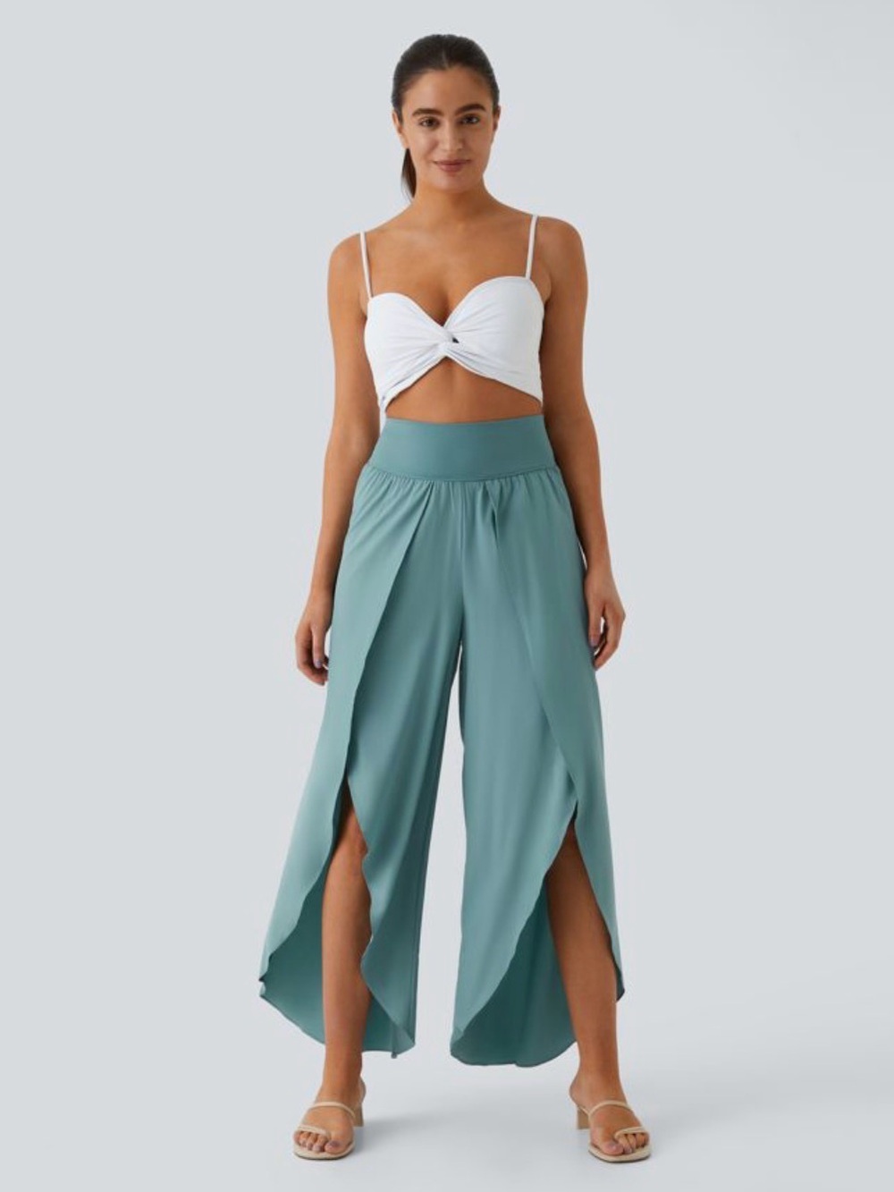 Halara sage Breezeful palazzo pants